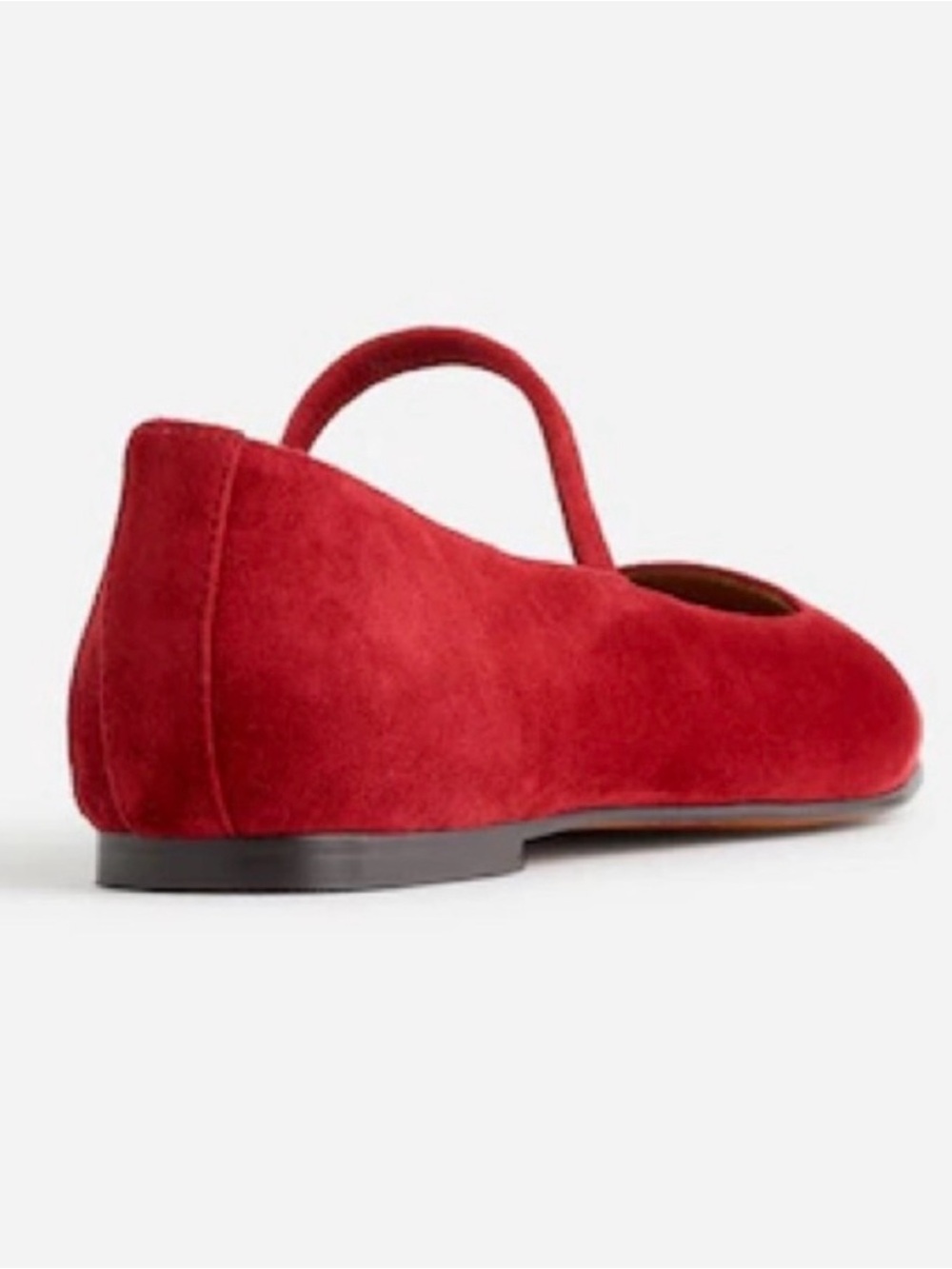 NWT Madewell Greta Suede Ballet Flats
Ballerina Ruby Port Red Burgundy Leather - Picture 4 of 11